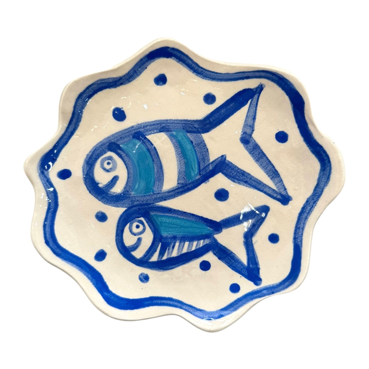 Fishies Ceramic Small Plate