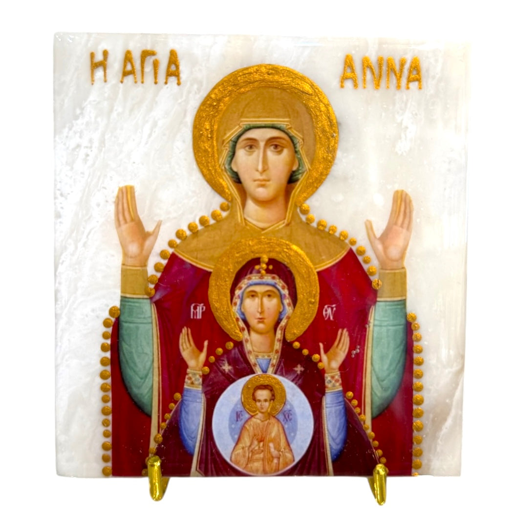 Saint Anna Stone Icon