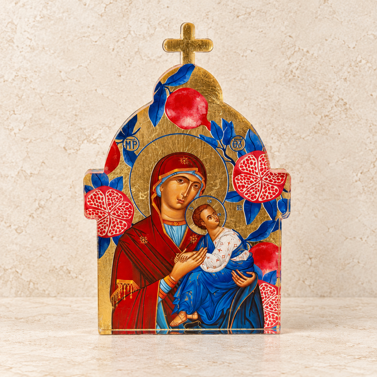 Virgin Mary & Jesus Acrylic Icon