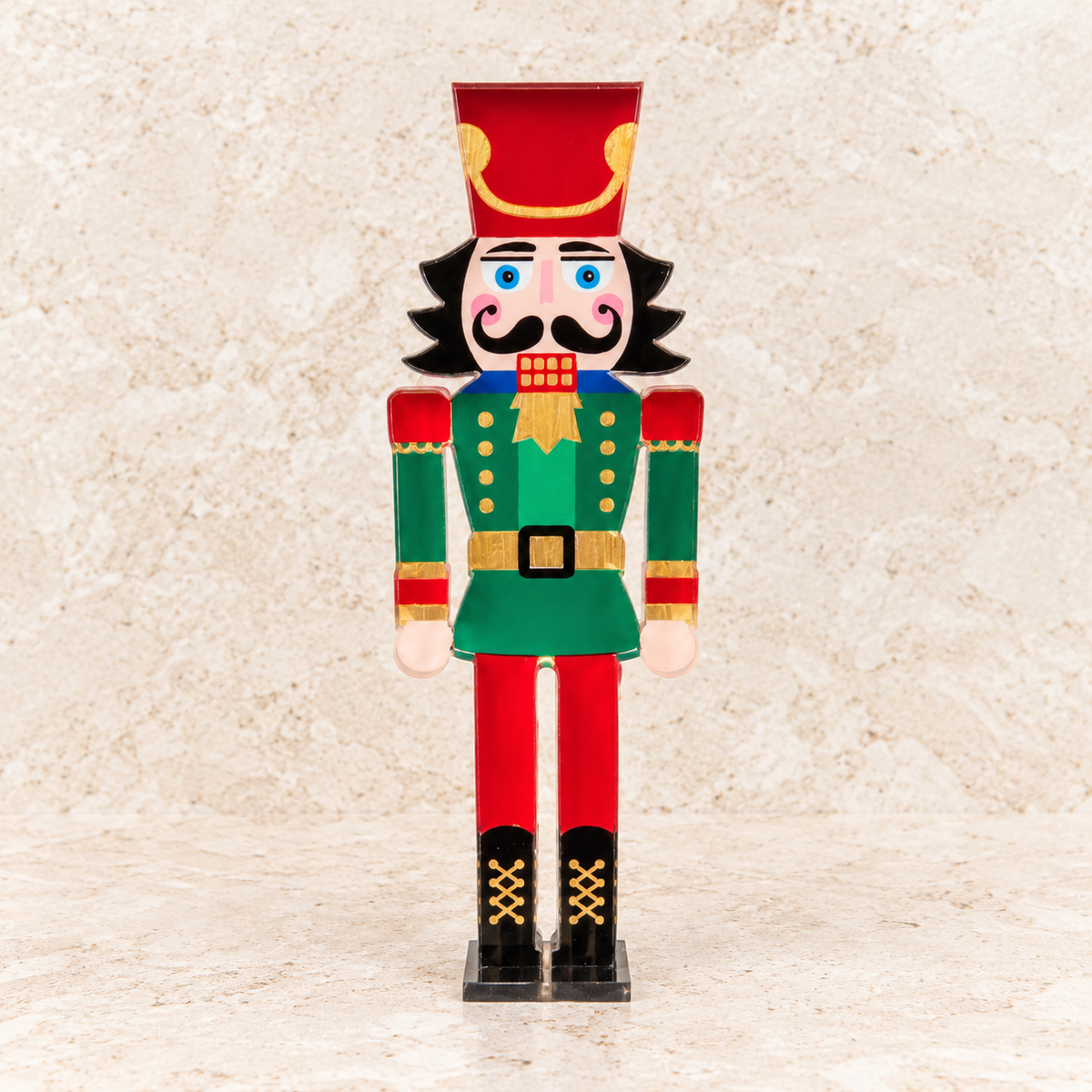 Mini Nutcracker Figurine Green
