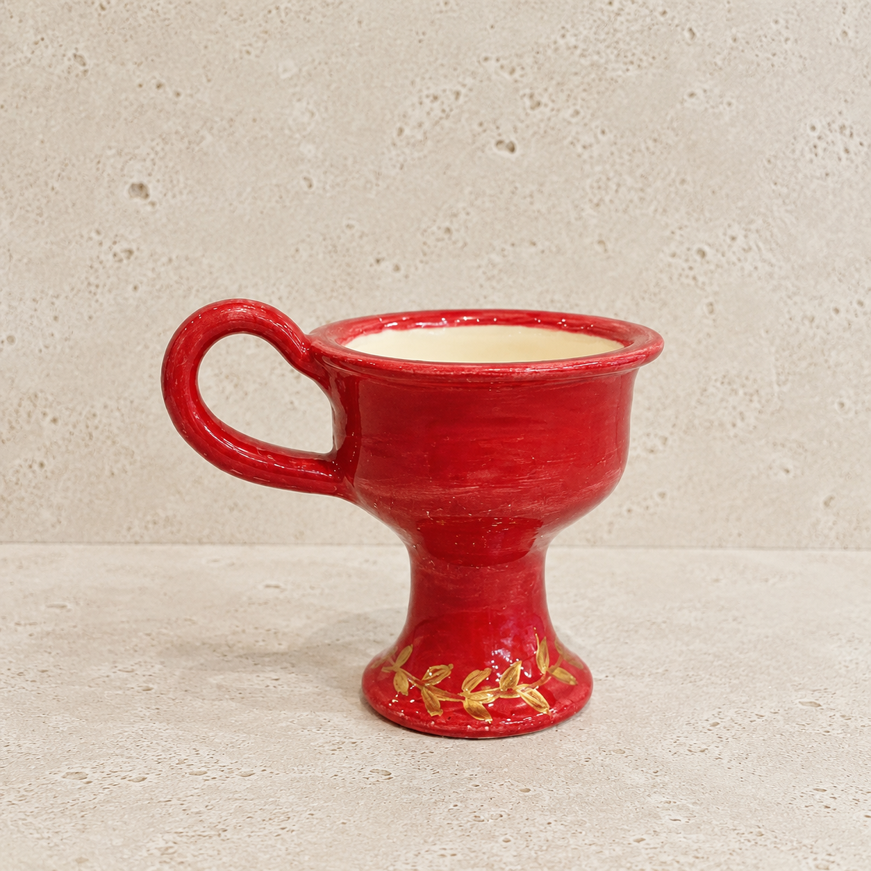 Incense Ceramic Burner Red