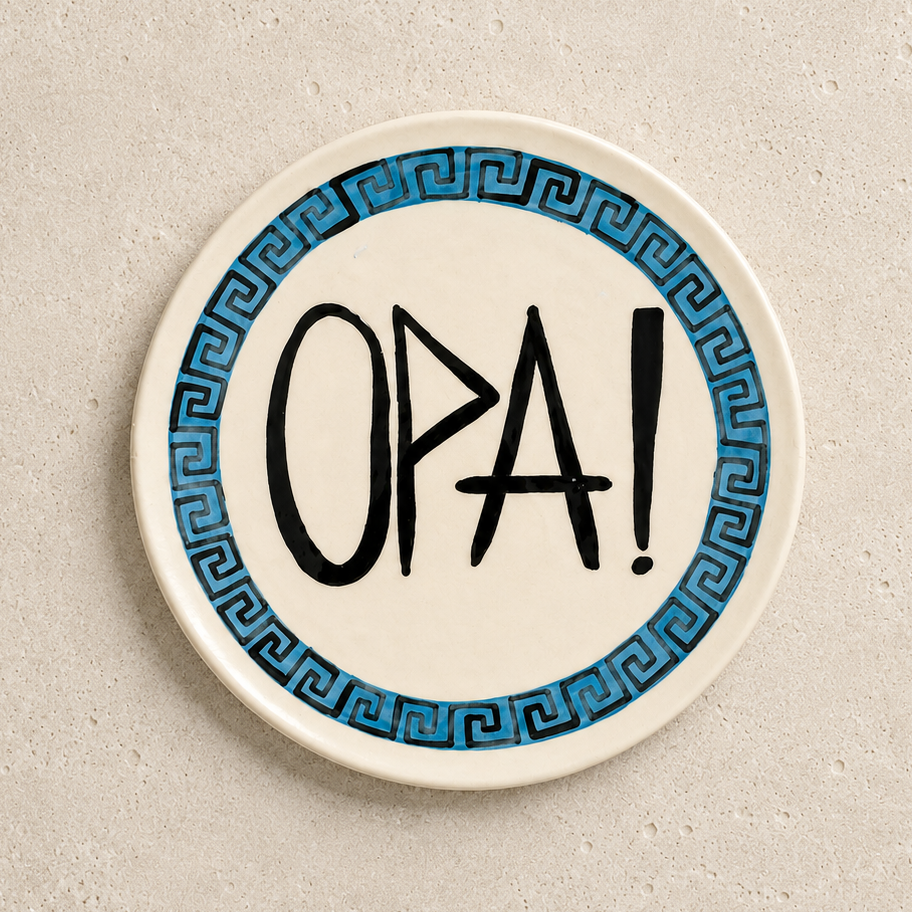 OPA! Ceramic Plate