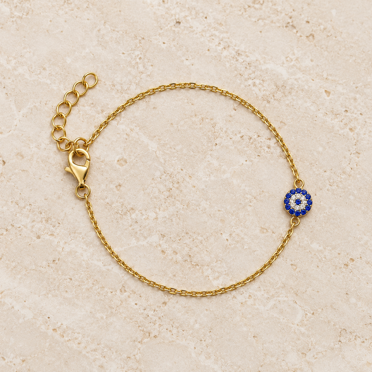 Evil Eye Gold Bracelet