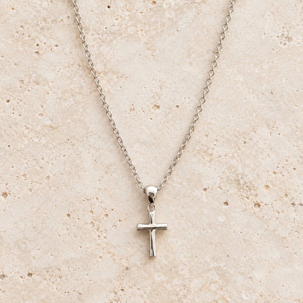 Silver Cross Necklace