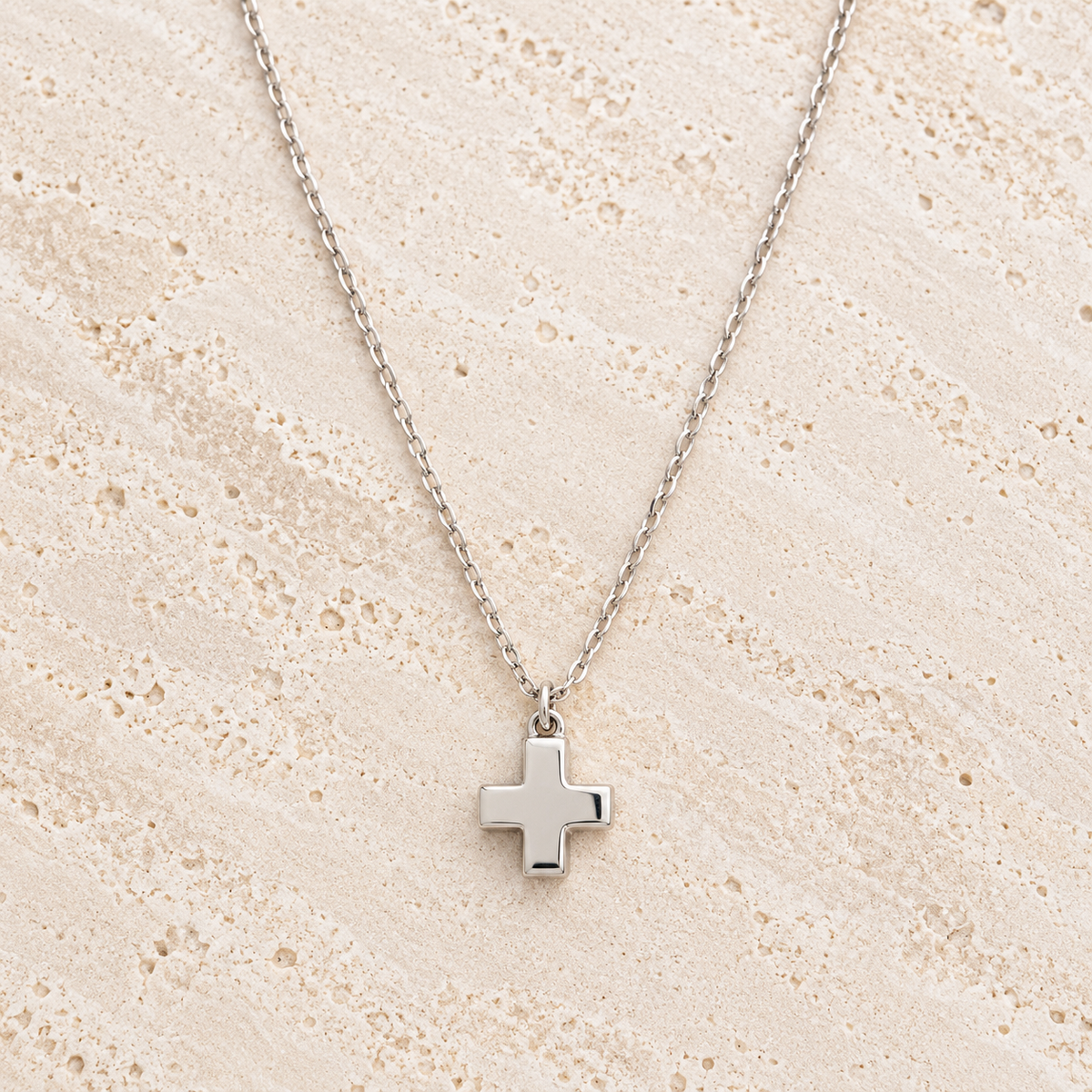 Silver Cross Necklace