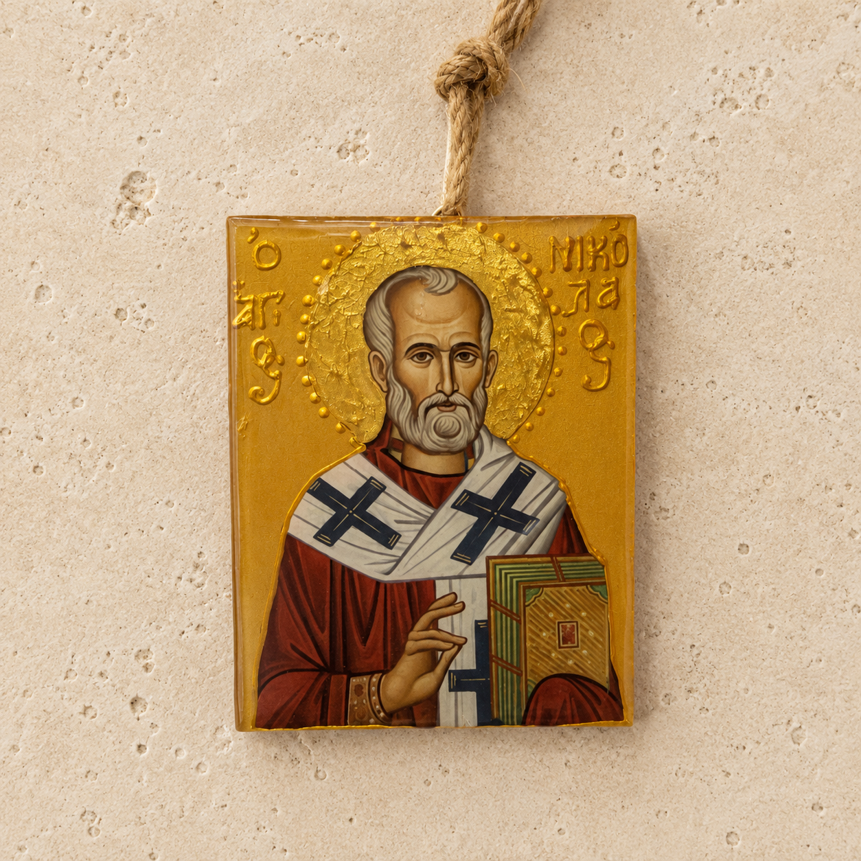 Saint Nicholas Wooen Icon