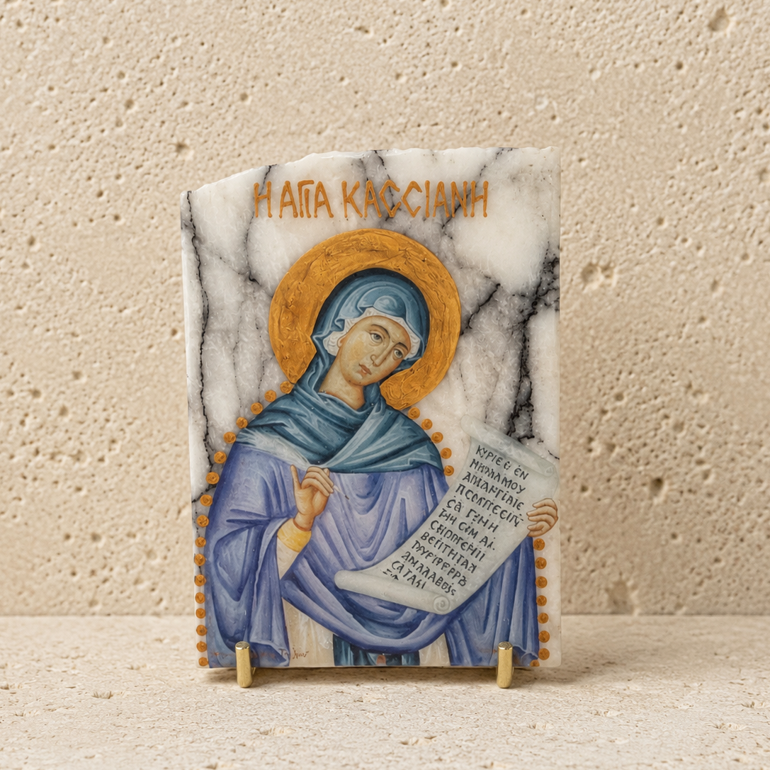 Saint Kassiani On Marble