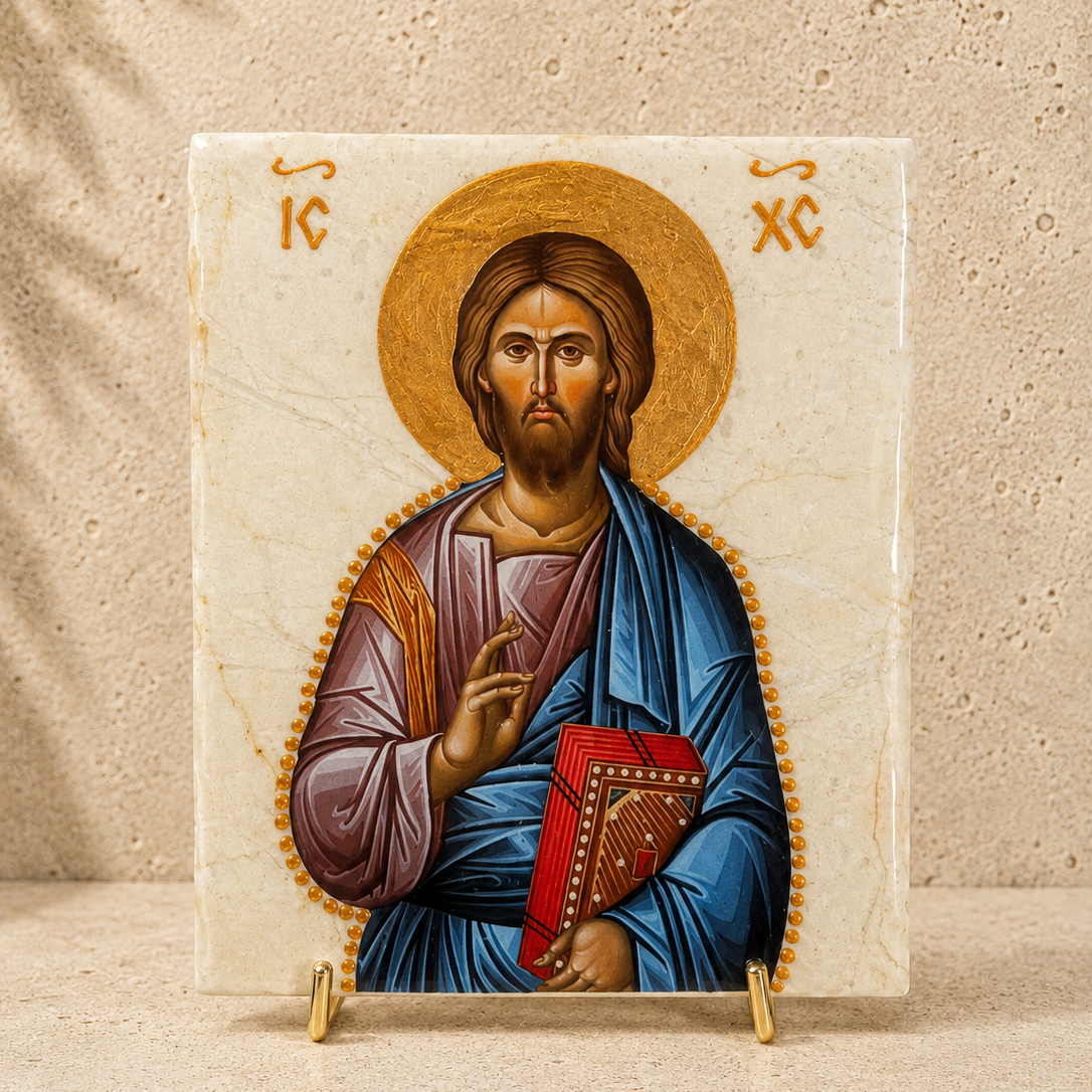 Jesus Travertine Icon