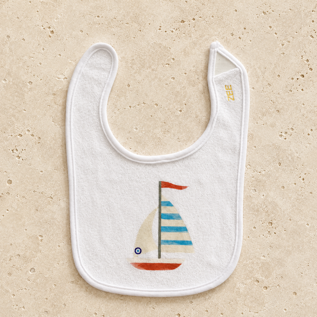 Sail Boat Bib