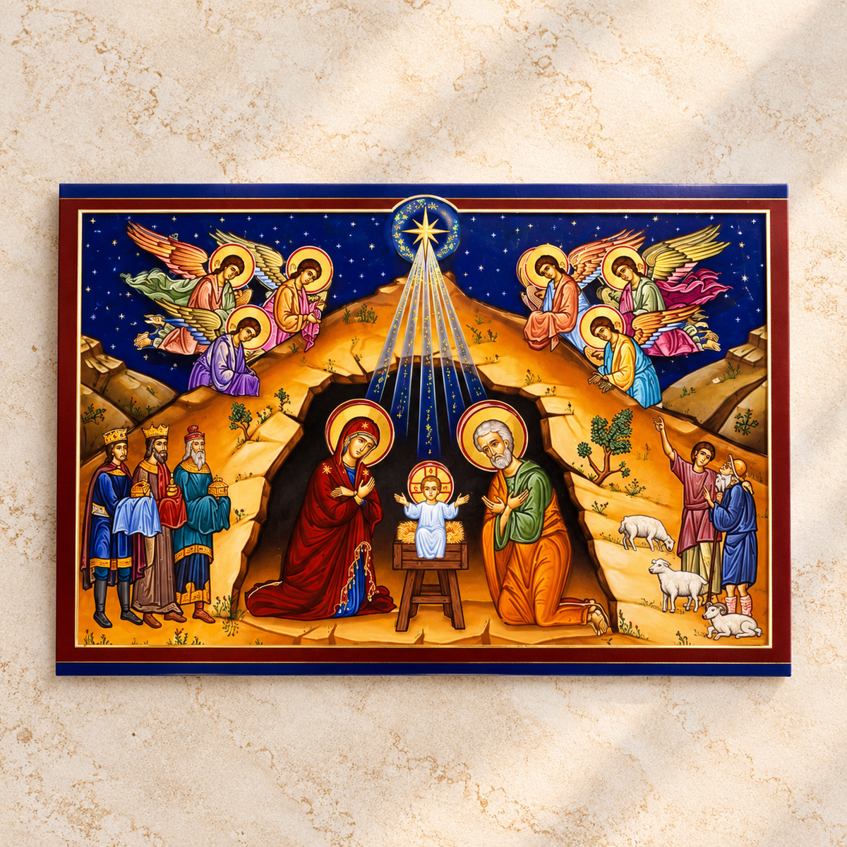 Christmas Nativity Icon Card