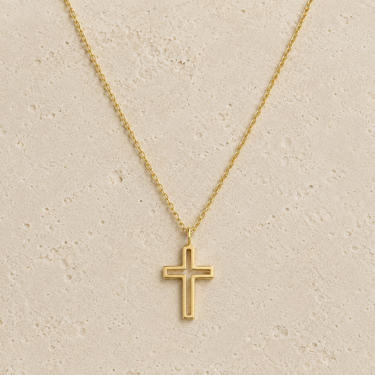 Gold Cross Necklace