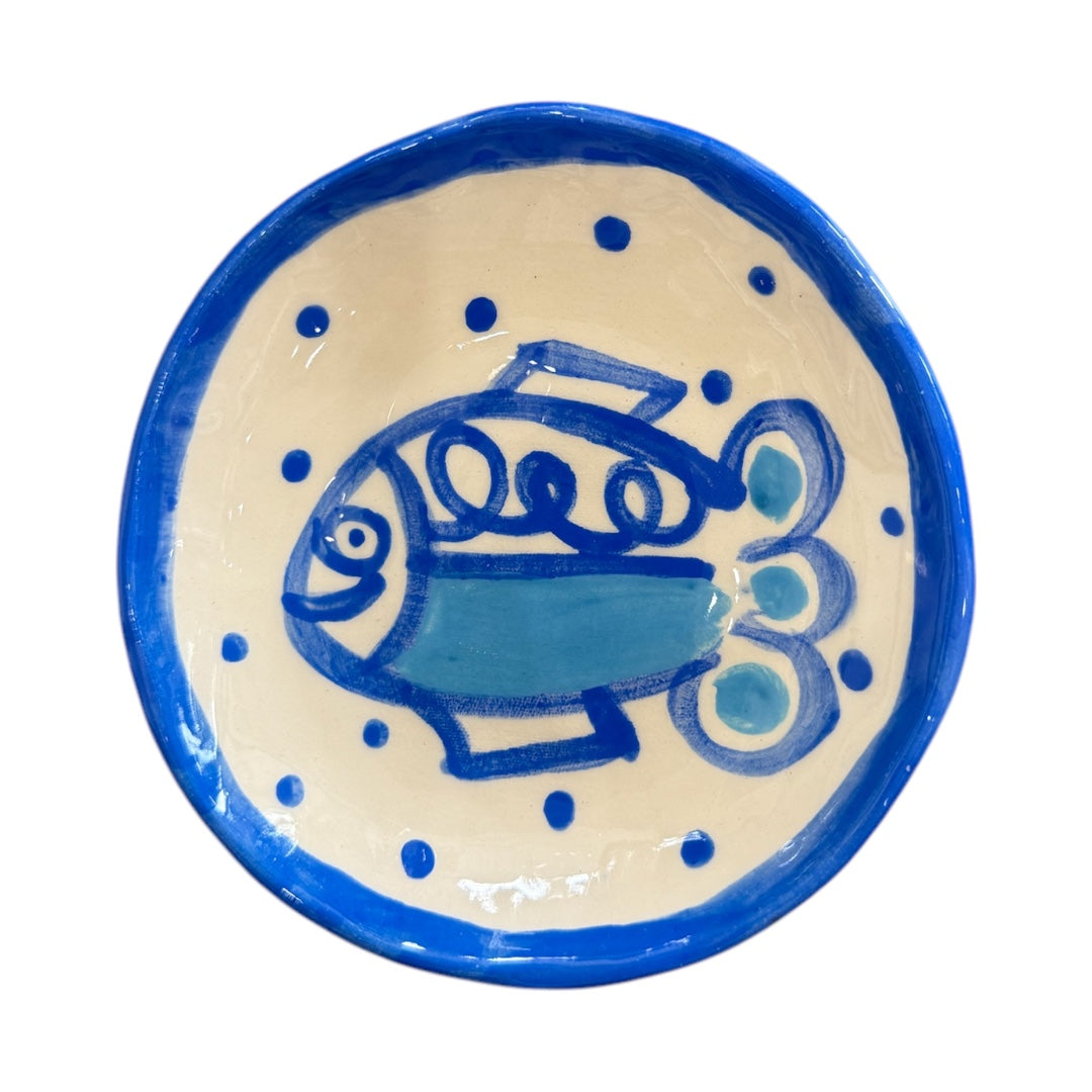Fish Ceramic Trinket Plate