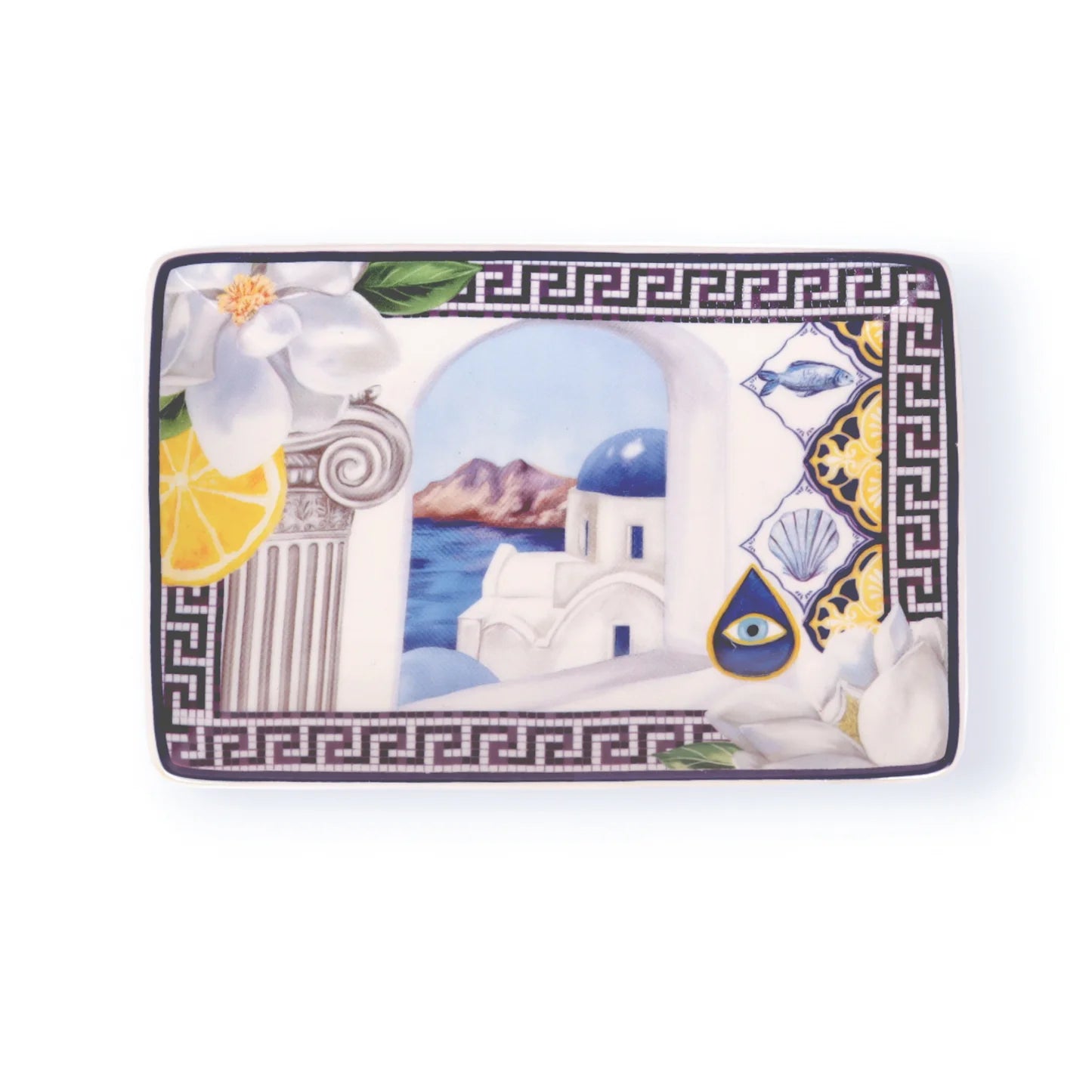 Rectangle Trinket Tray Mediterranean Summer