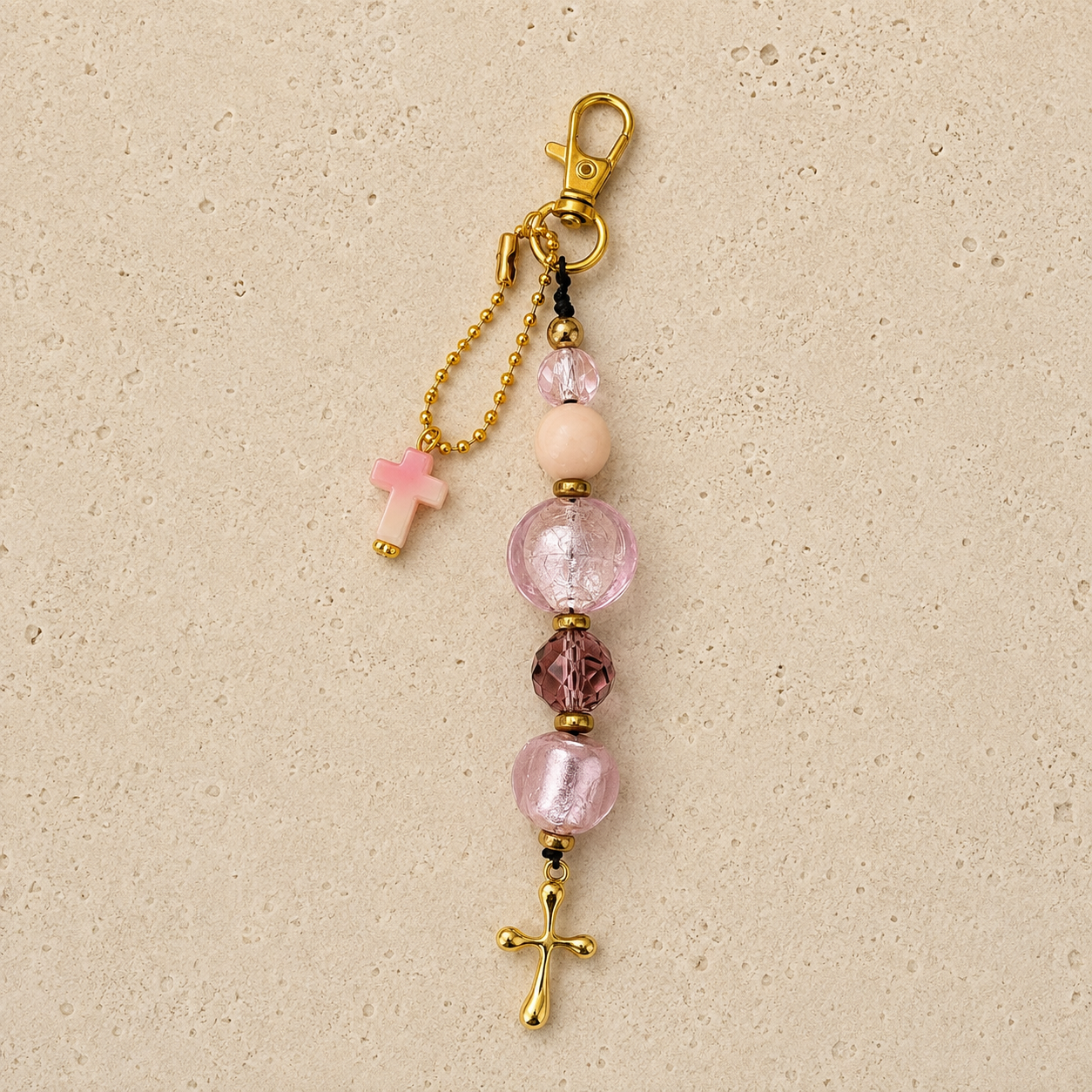 Beaded Keyring / Bag Charm