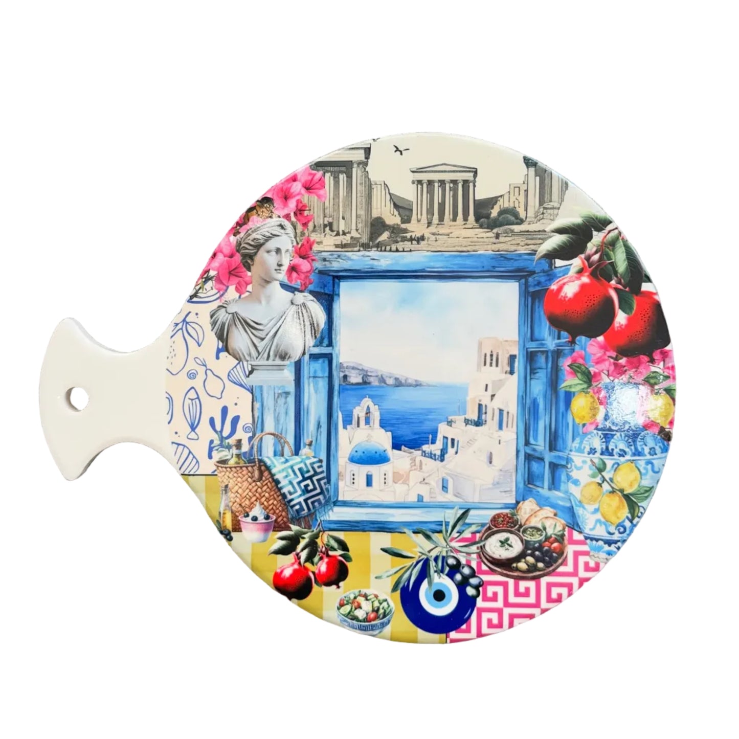 Mediterranean Ceramic Pot Holder