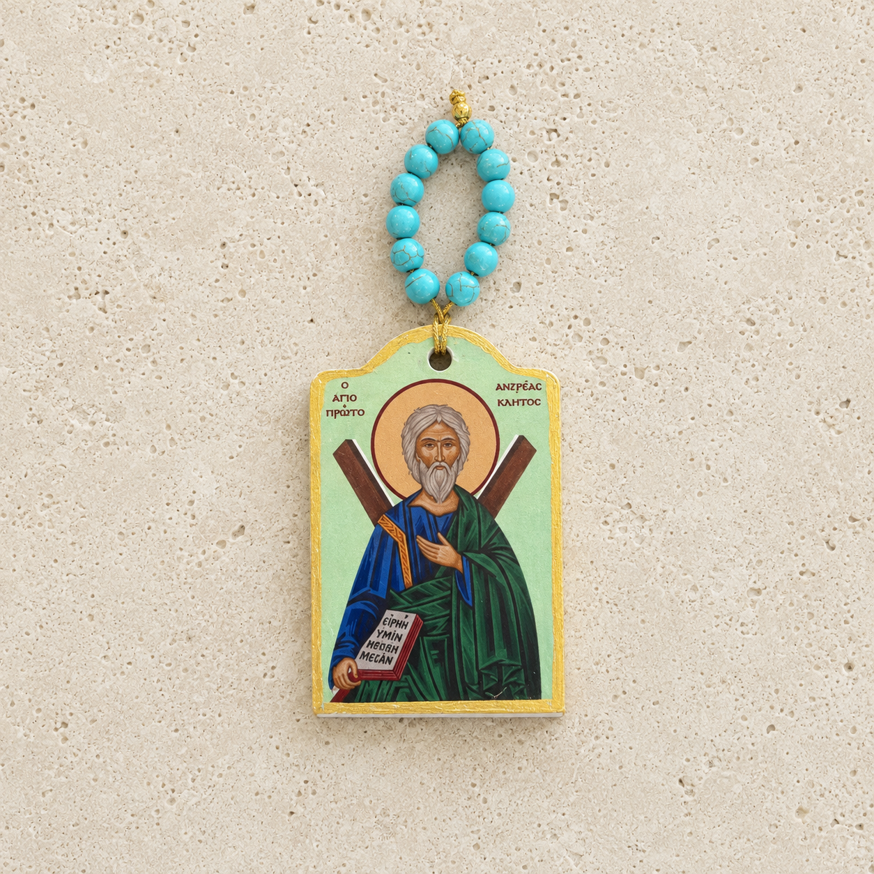 Saint Andrew Of Crete Ceramic Icon