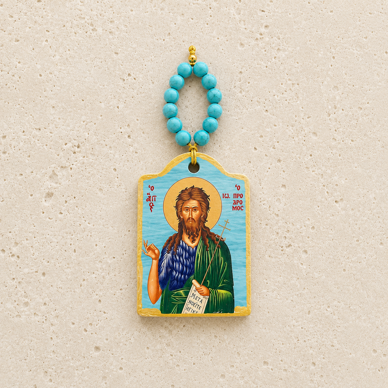 Saint John Ceramic Icon
