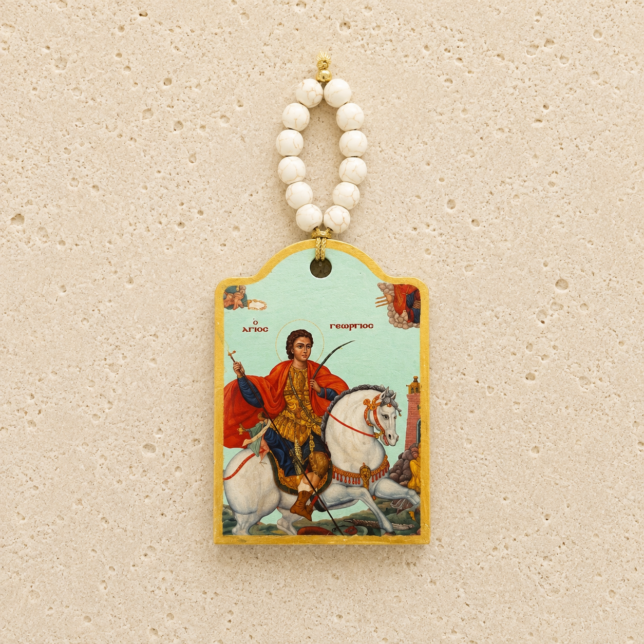 Saint George Ceramic Icon
