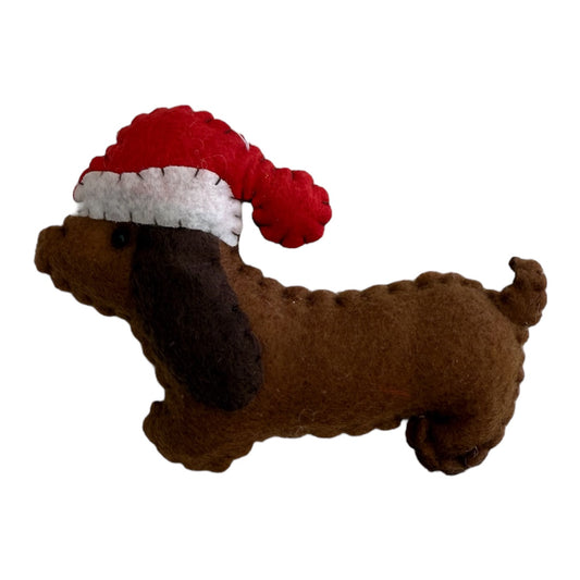 Dachshund Dog Christmas Tree Ornament