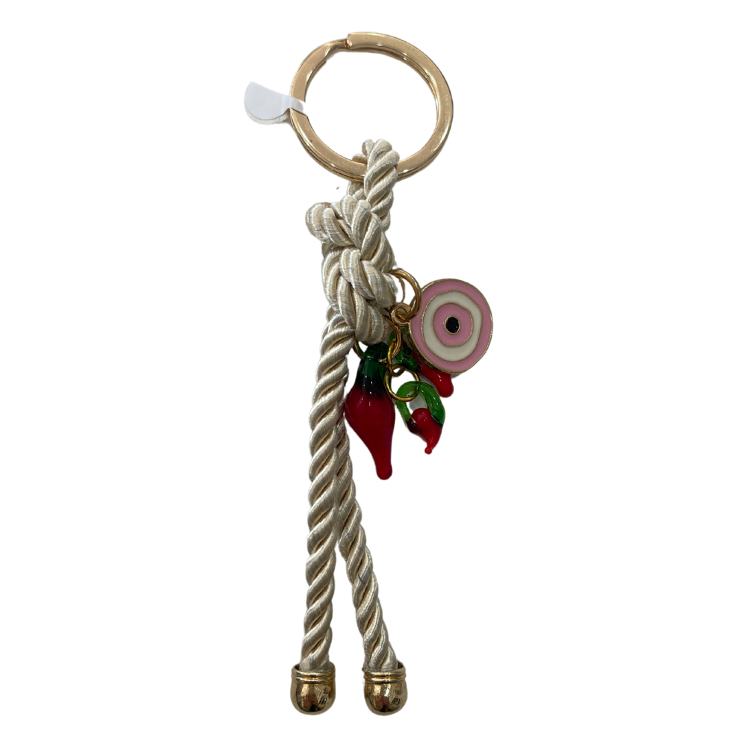 Pink mati keychain