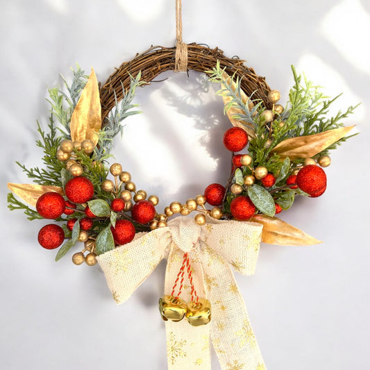 Jingle Bells Christmas Wreath - Small