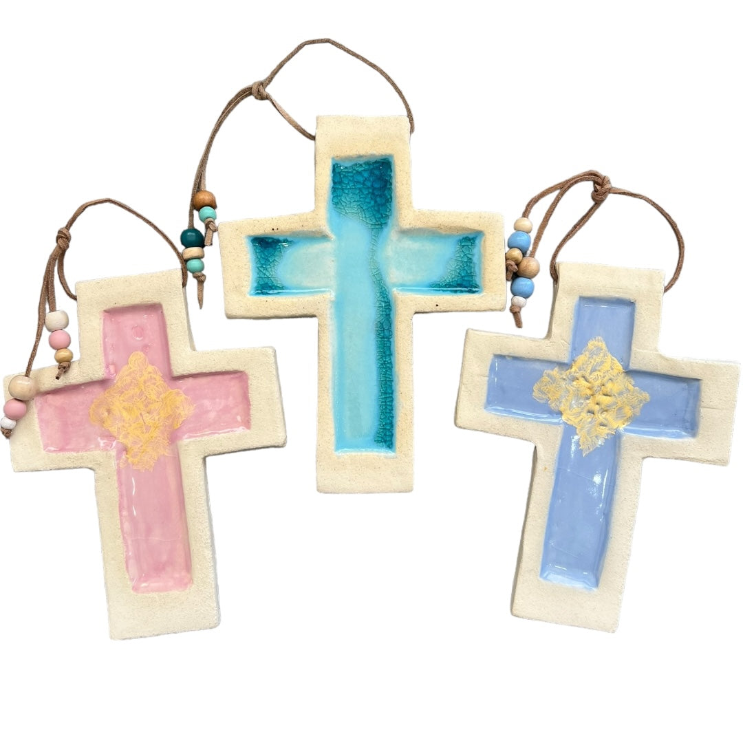 Santorini Cross Turquoise