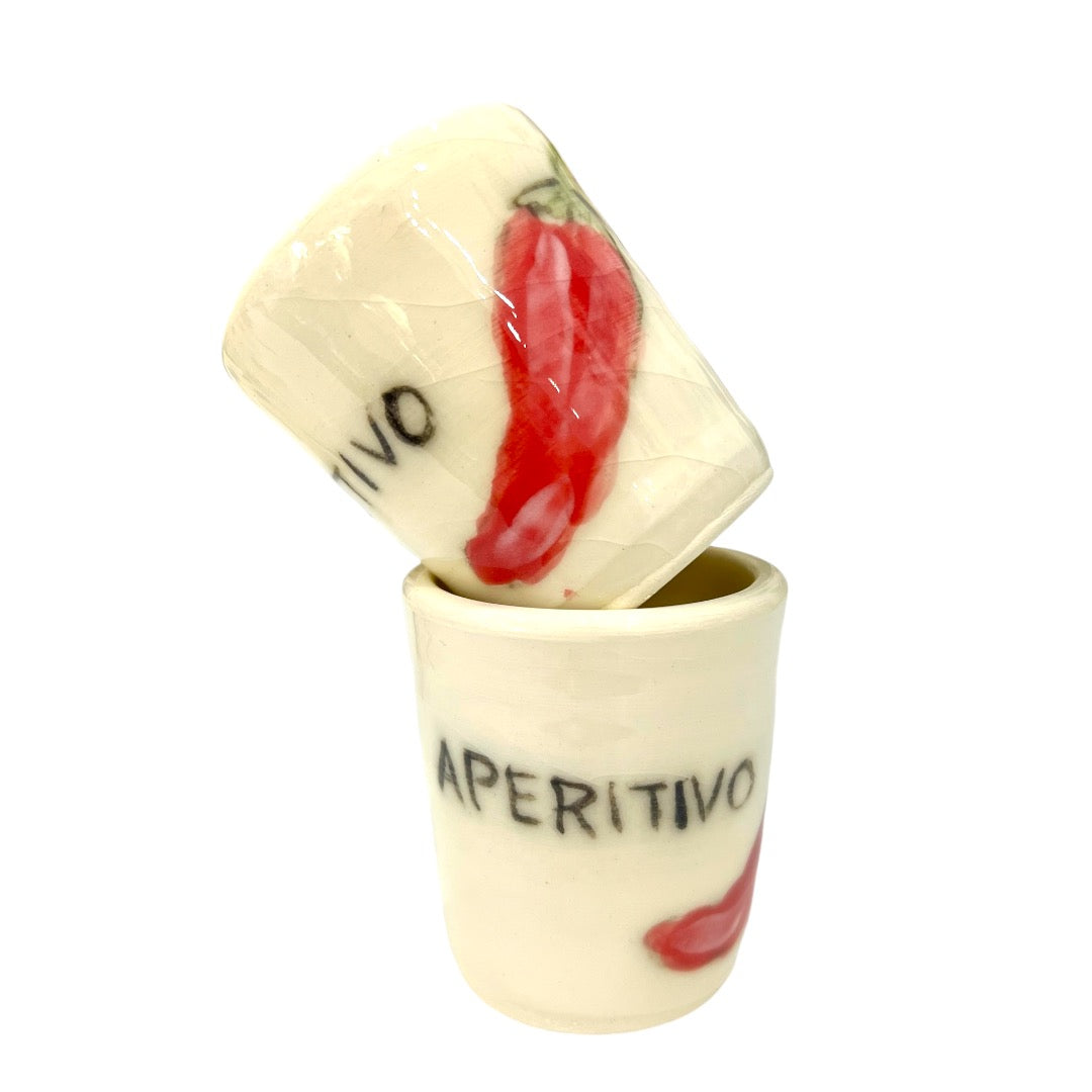 Aperitivo Red Chilli Shot Glass