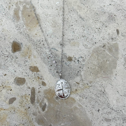 Nika Pendant Silver Neckalce