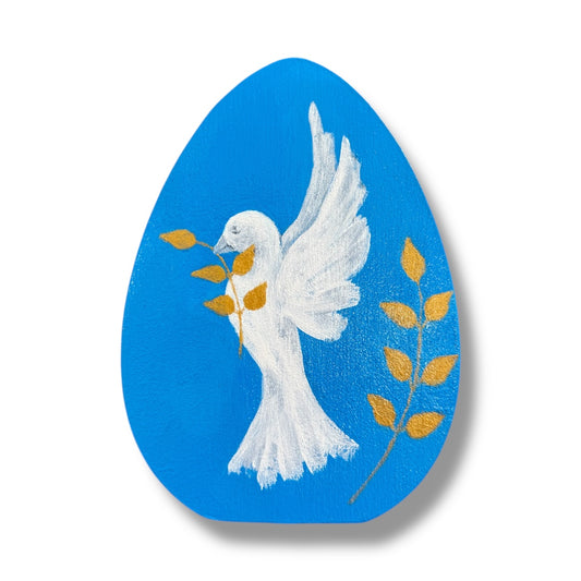 Dove Wooden Egg