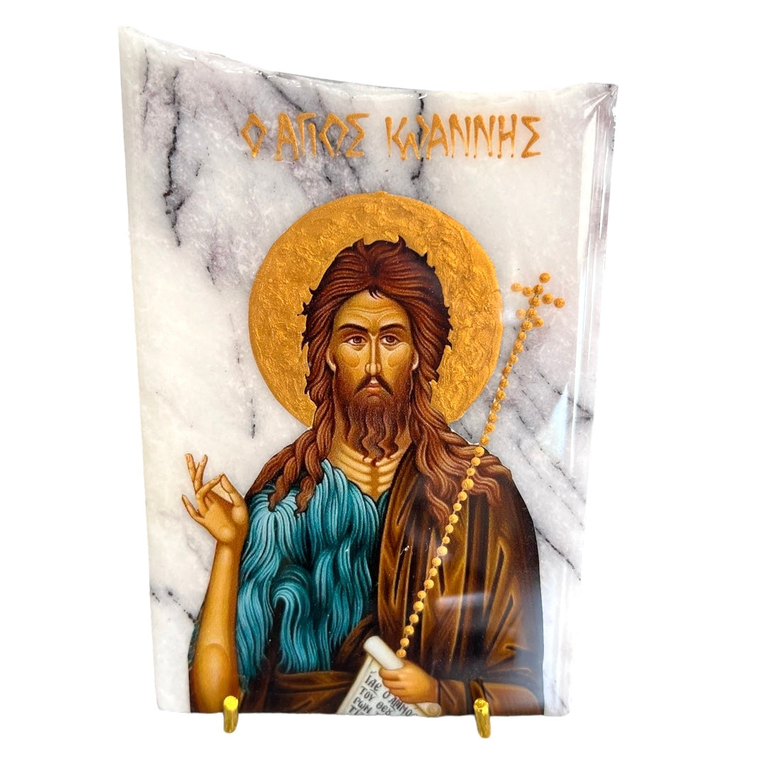 Saint Iouanis On Marble