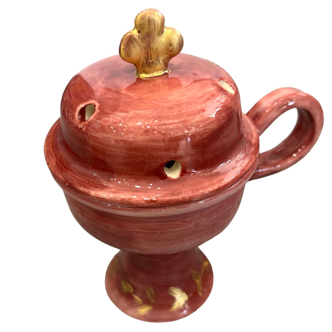 Incense/ Kandili Burner Crimson Red