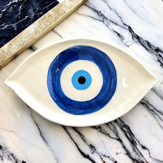 Ceramic Evil Eye Platter