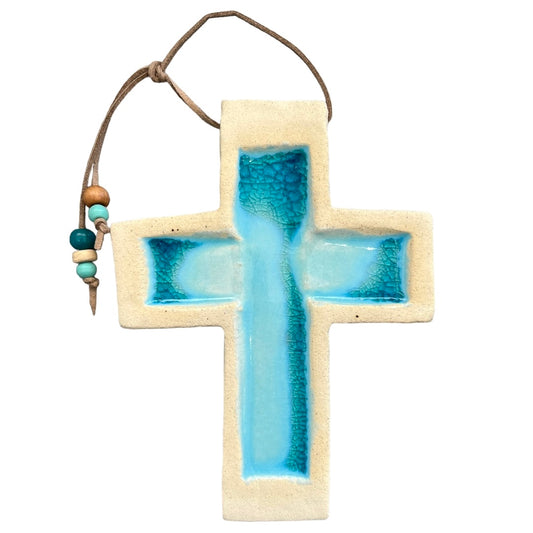 Santorini Cross Turquoise