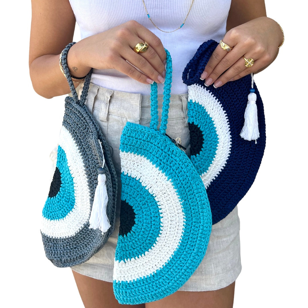 Zee's Hand Crocheted Eye Clutch