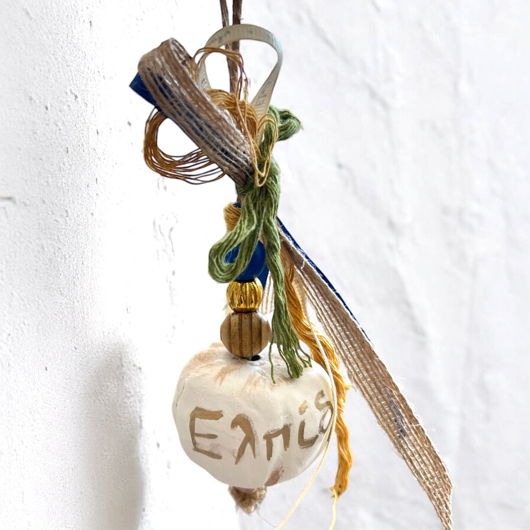 Ceramic Lucky Garlic Ornament