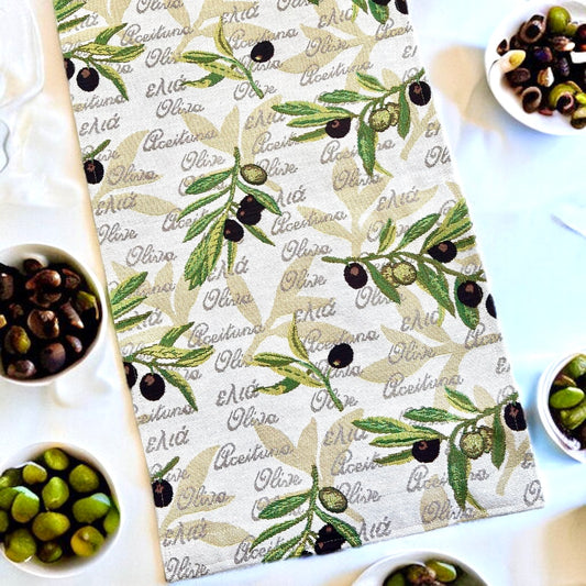 Zee’s Olive Table Runner