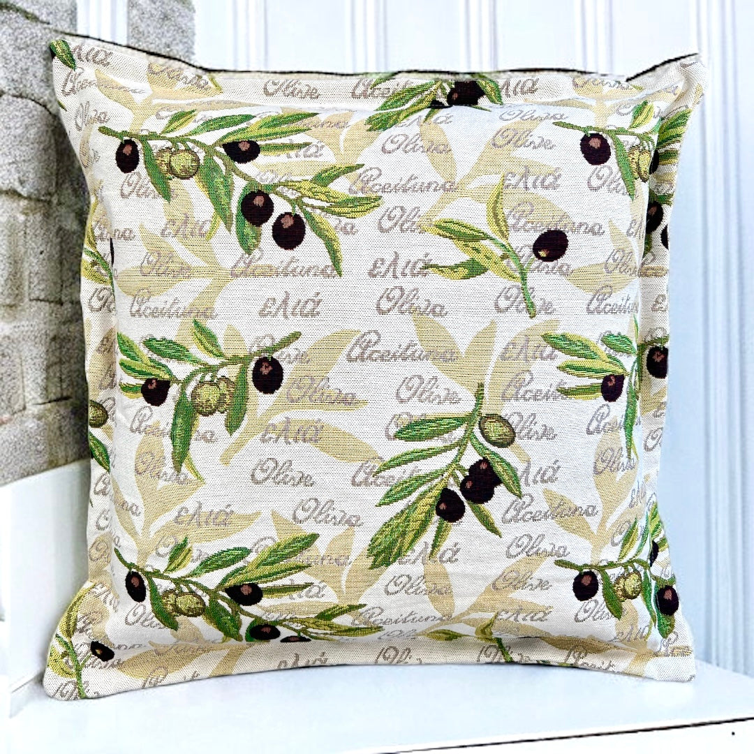 Zee’s Plush Olive Cushion