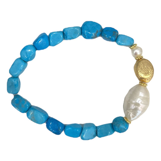 Ariel Mother Of Pearl Beaded Bracelet