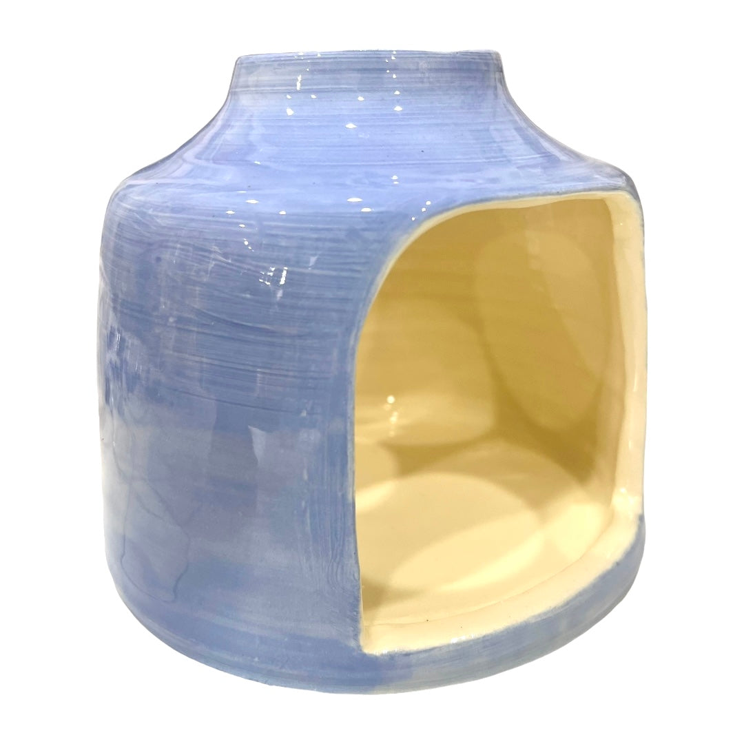 Large Ceramic Tea Light Light Blue