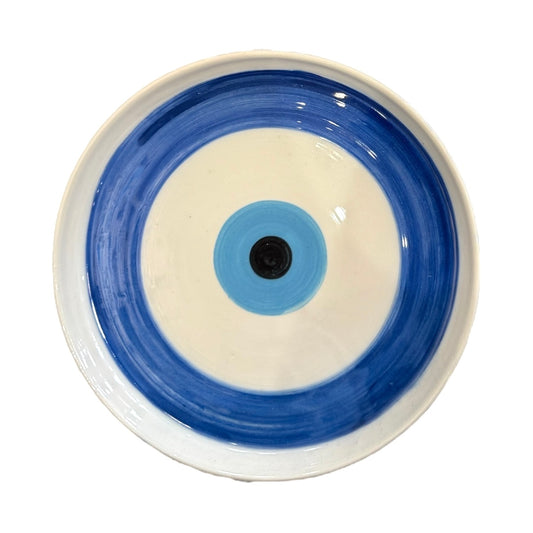 Evil Eye Ceramic Plate - Large