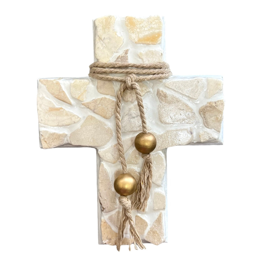 European Marble Chip Cross ~ Small