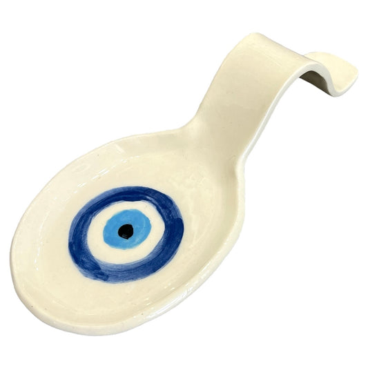 Ceramic Evil Eye Spoon Rest