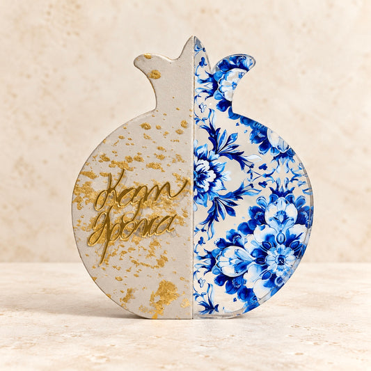 Blue and Gold Kali Hronia Pomegranate