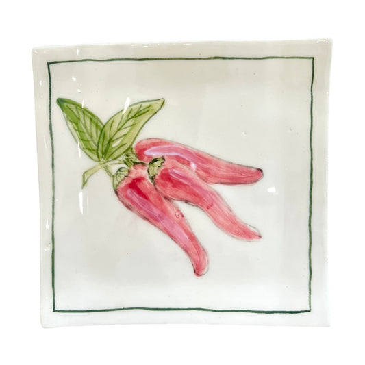 Ceramic Chilli plate