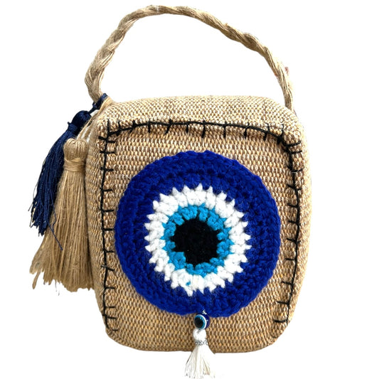 Door Stopper ~ Crocheted Evil Eye