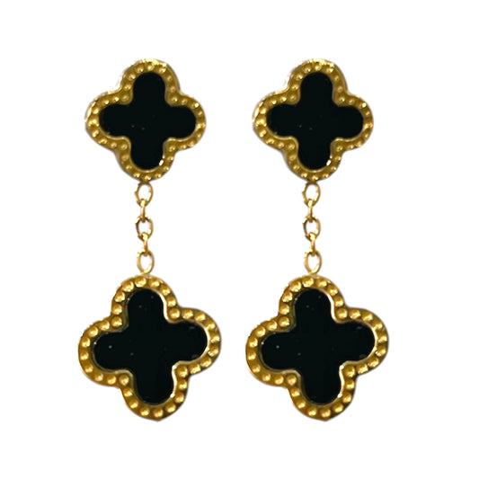 Black Clover Drop Earings