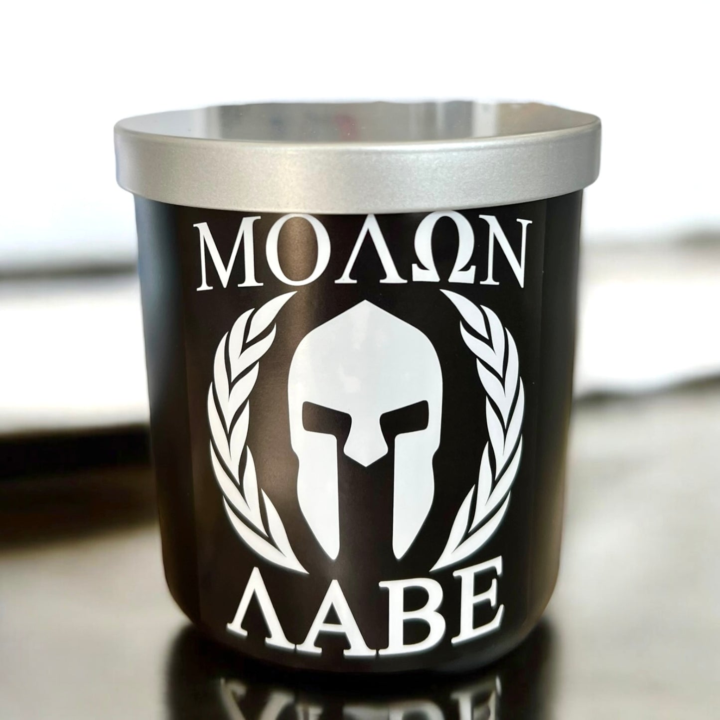 Molon Labe Hand-Poured Soy Wax Candle