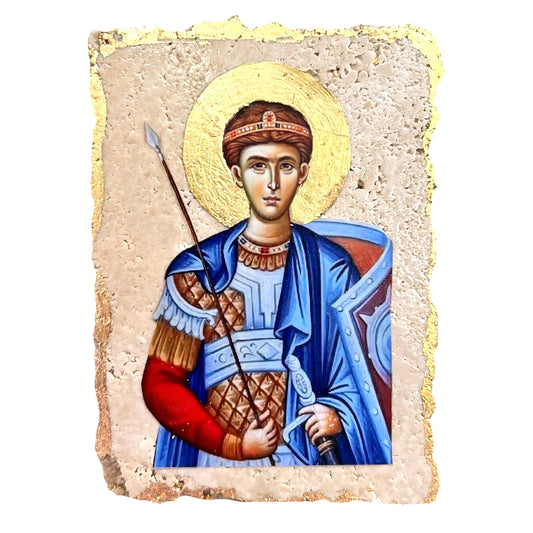 Saint Dimitri On Travertine