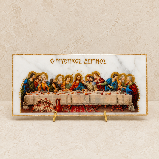The Last Supper Marble Icon