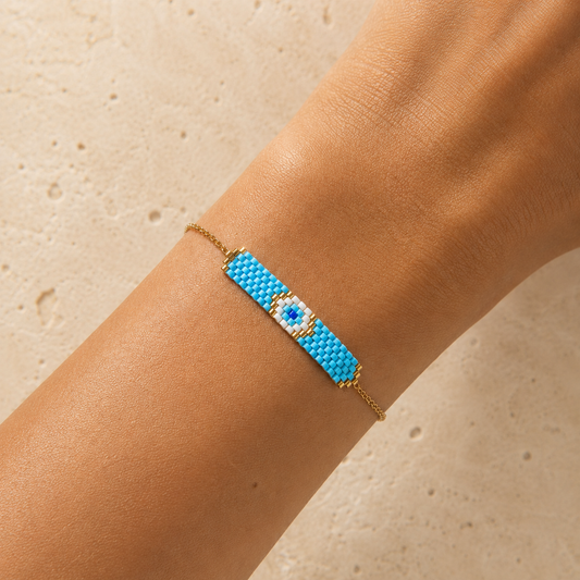 Evil Eye Handwoven Bracelet